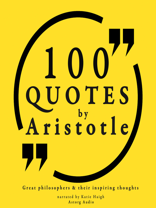 Title details for 100 Quotes by Aristotle by Aristotle - Available